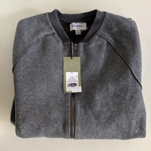 Goodfellow Gray Sweater Bomber Jacket